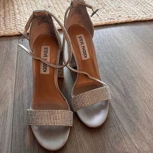 Steve Madden Carrson Rhinestone Heels Size 5